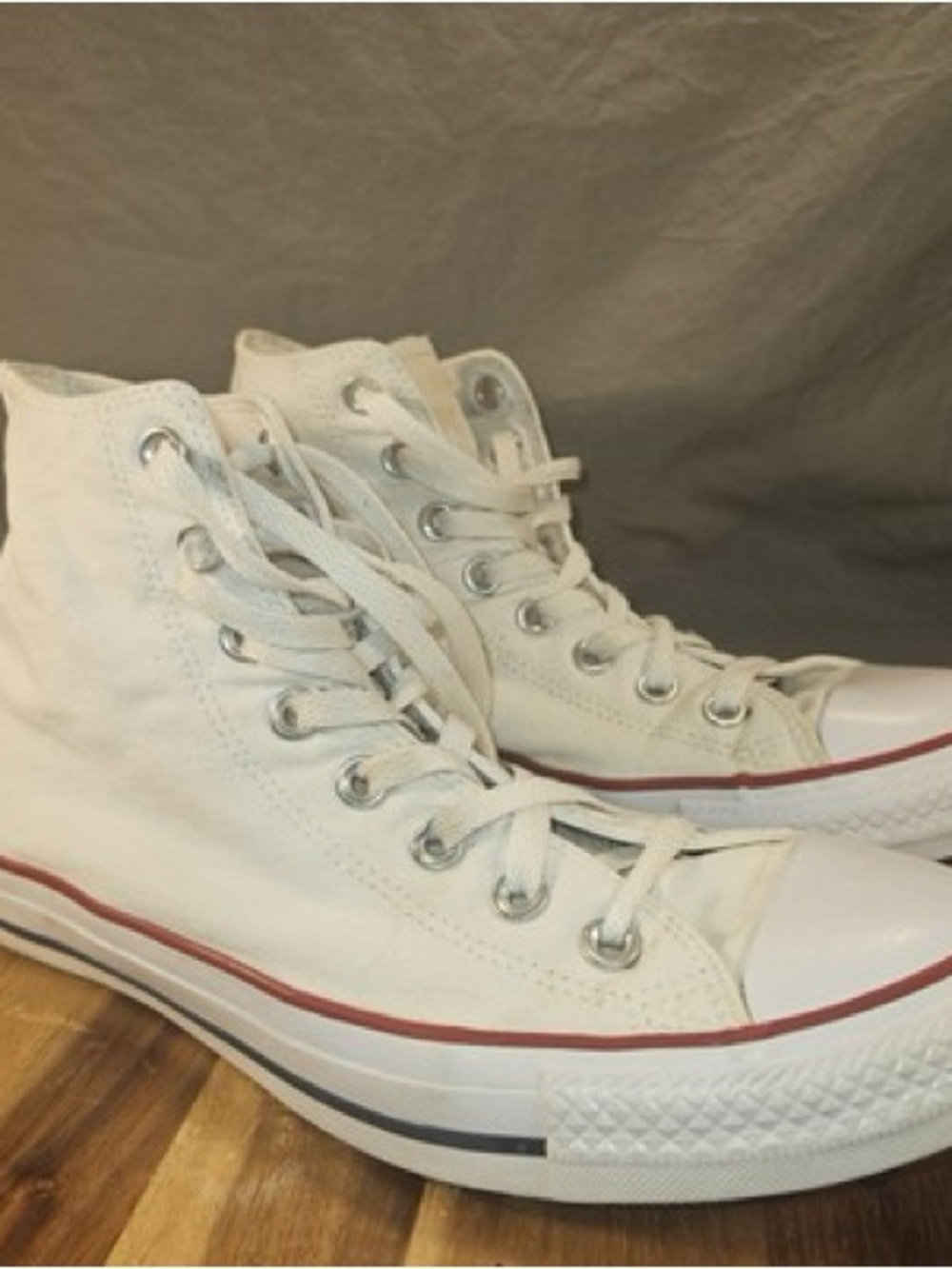 Converse Unisex CT All Star Hi M7650 White Casual Shoes Sneakers Sz M 8 W 10